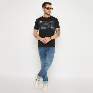 Duke Men Half Sleeve Cotton Tshirt (LF7420)