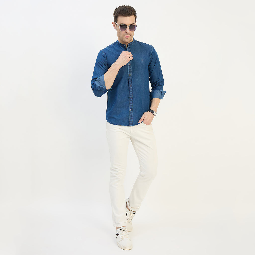 Duke Urban Men Full Sleeve Cotton Shirt (SDO9PLIB)