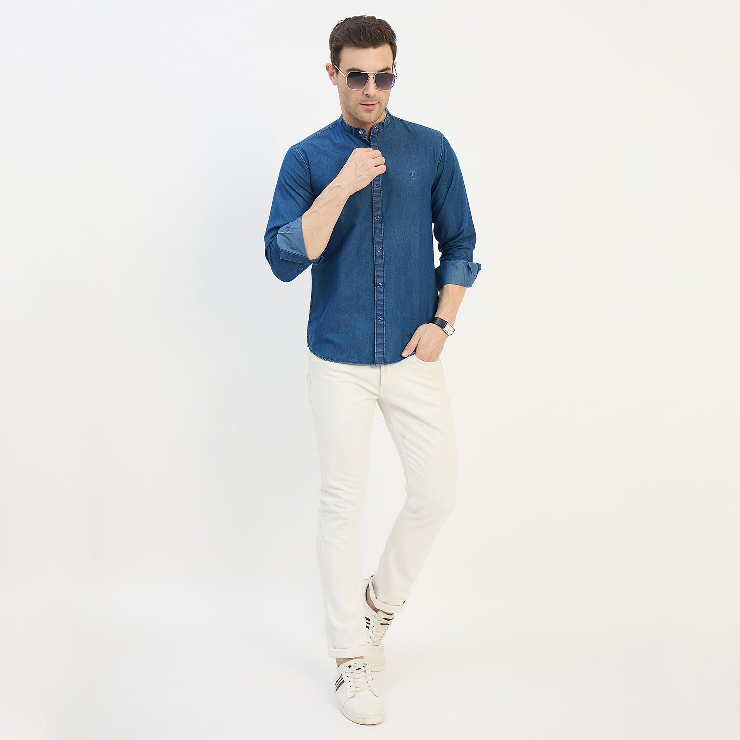 Duke Urban Men Full Sleeve Cotton Shirt (SDO9PLIB)