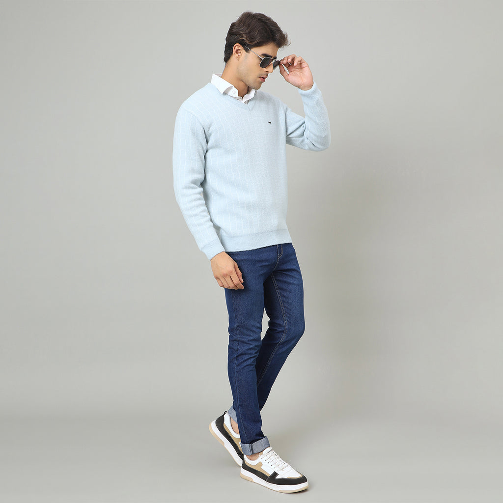 Duke Urban Men V-Neck Full Sleeve Sweater (SDS2235)
