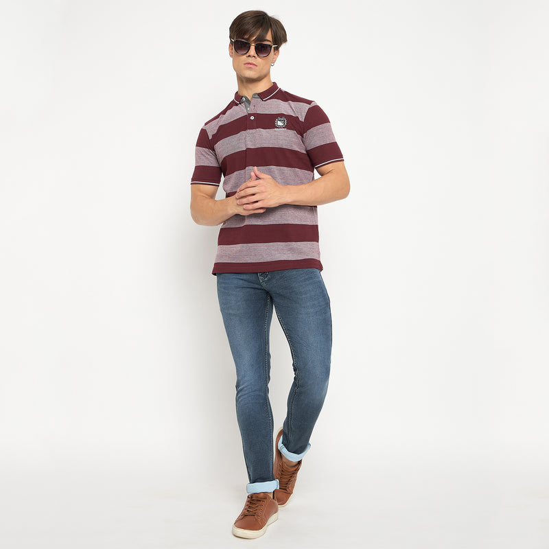 Duke Strardust Men Half Sleeve Cotton T-shirt (LF7065)