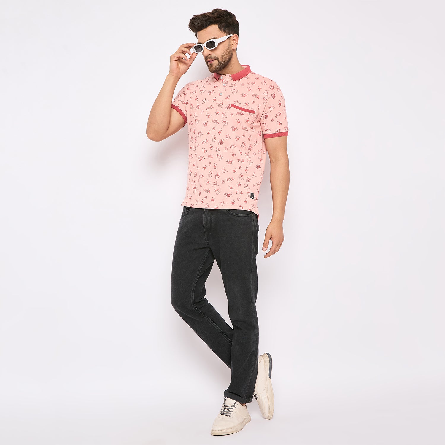 Duke Urban Men Half Sleeve Cotton T-shirt (LF5894)