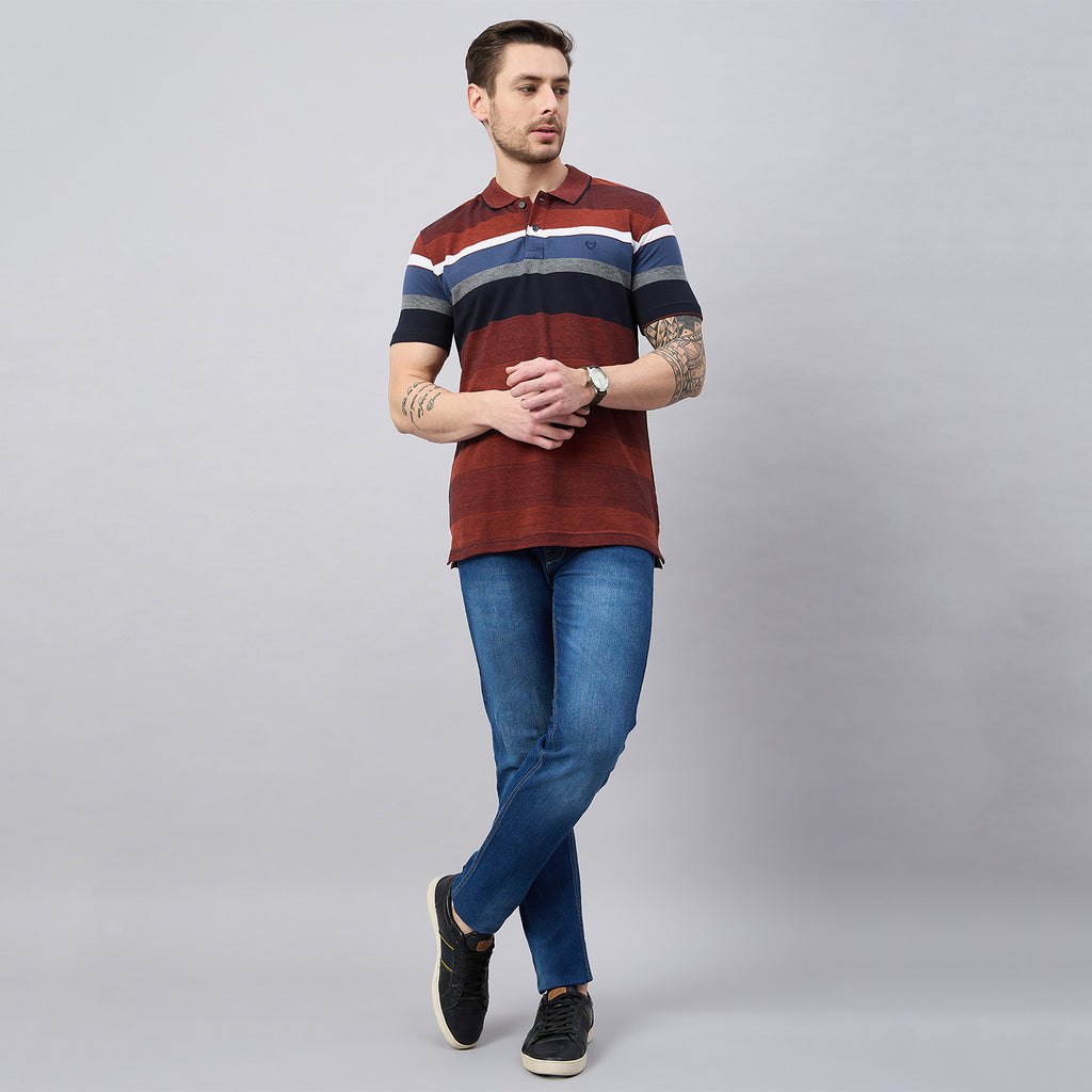 Duke Urban Men Half Sleeve Cotton Polo Tshirt (ON1427)