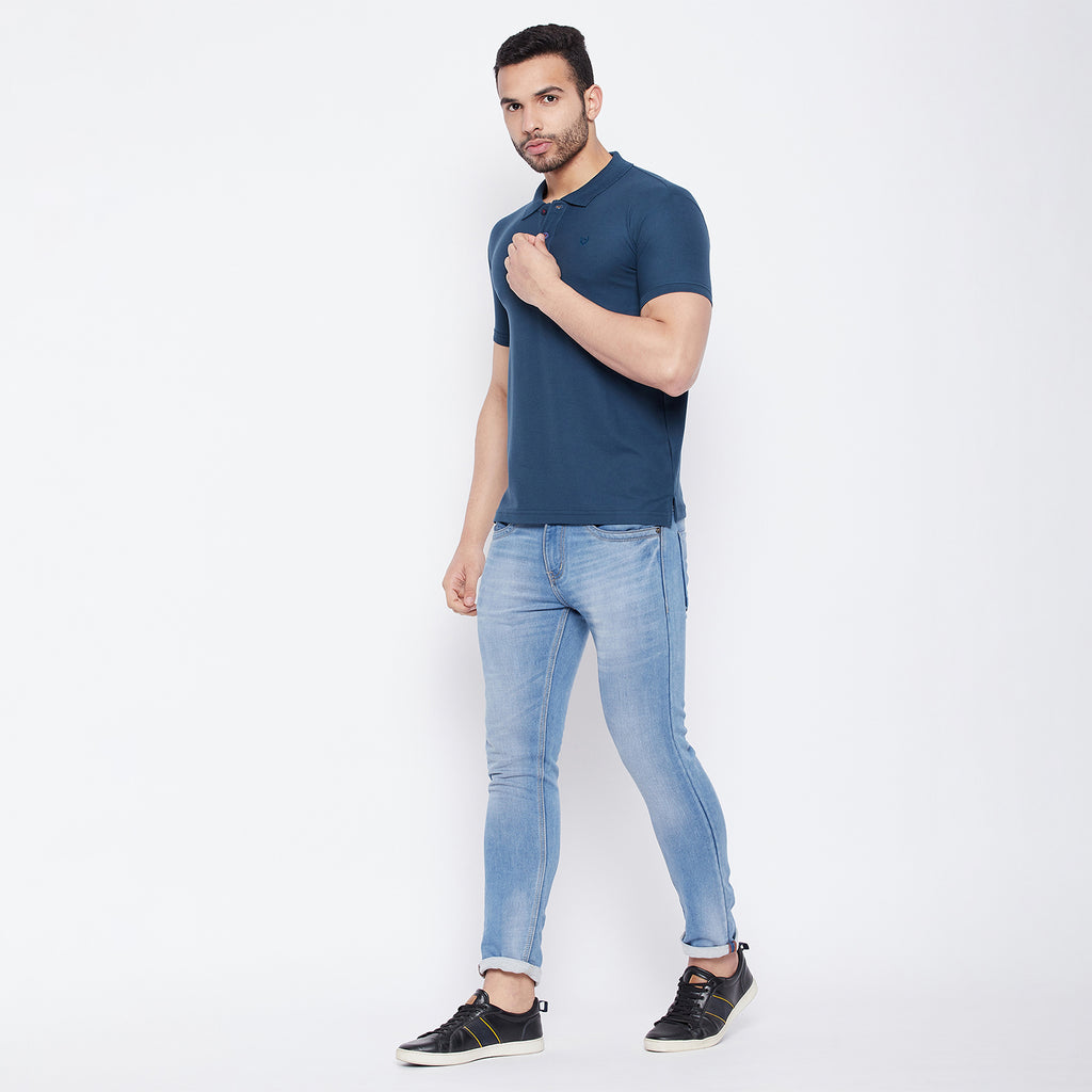 Duke Stardust Men Half Sleeve Polo Neck Cotton T-shirt (800F) More Colors