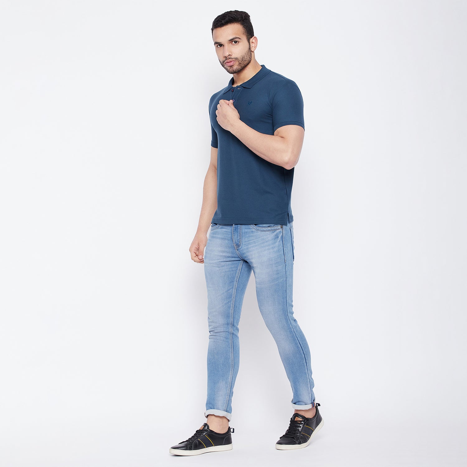 Duke Stardust Men Half Sleeve Polo Neck Cotton T-shirt (800F) More Colors