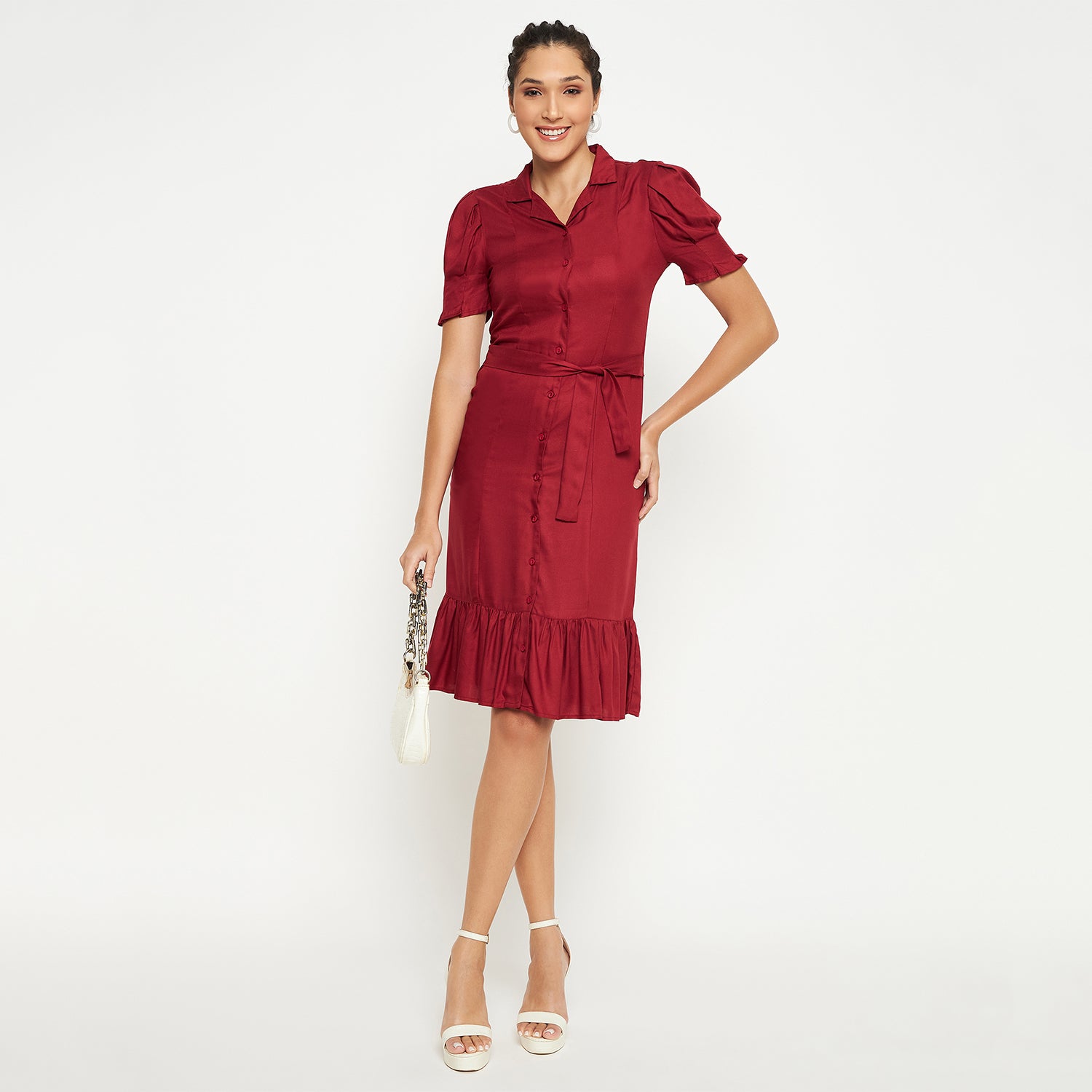 Duke Urban Women Half Sleeve Long Dresses (SDX3711)