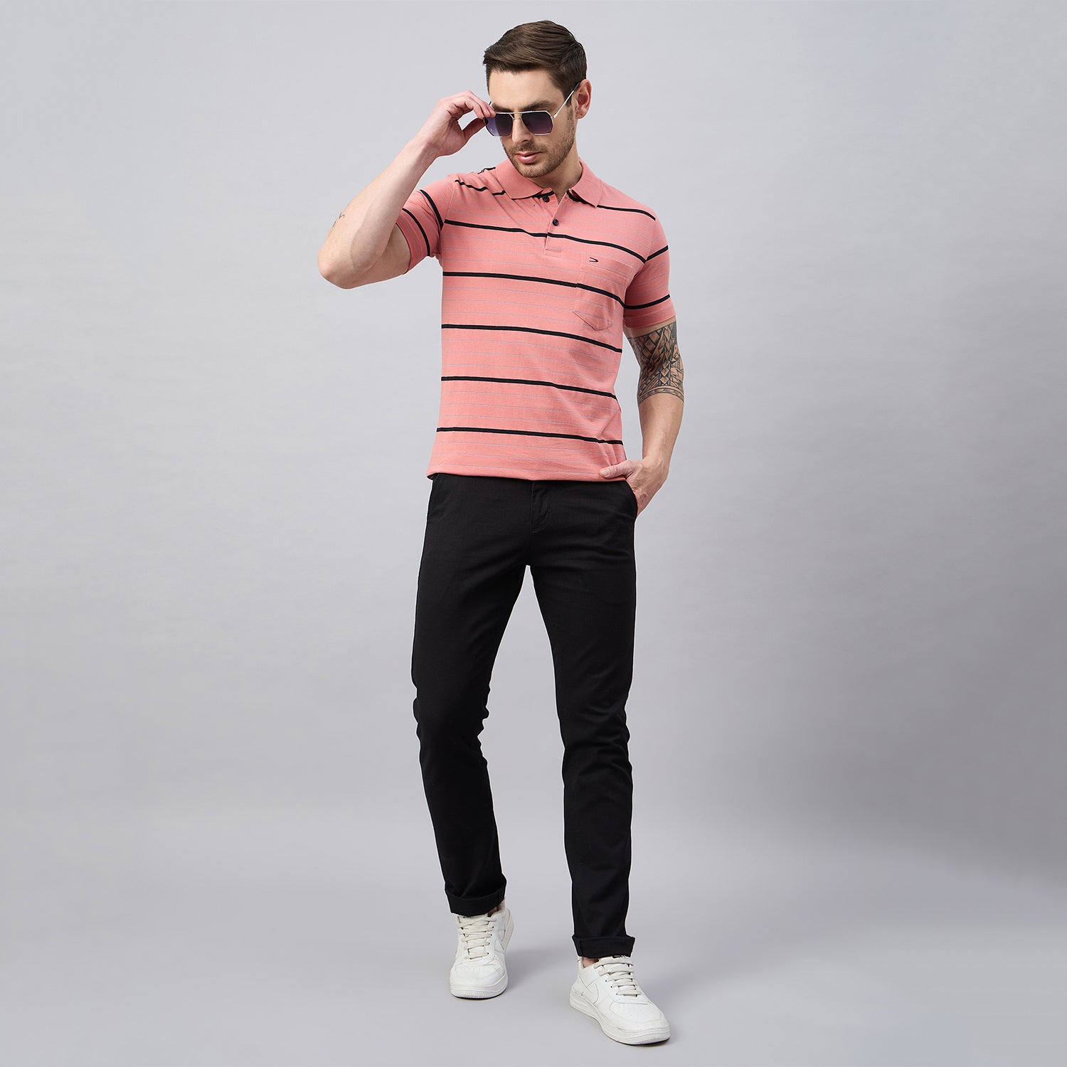 Duke Urban Men Half Sleeve Cotton Polo Tshirt (ON1378)