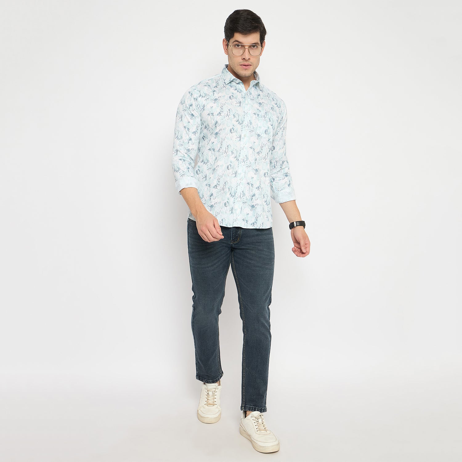 Duke Urban Men Full Sleeve Cotton Shirt (SDO8PRAR)
