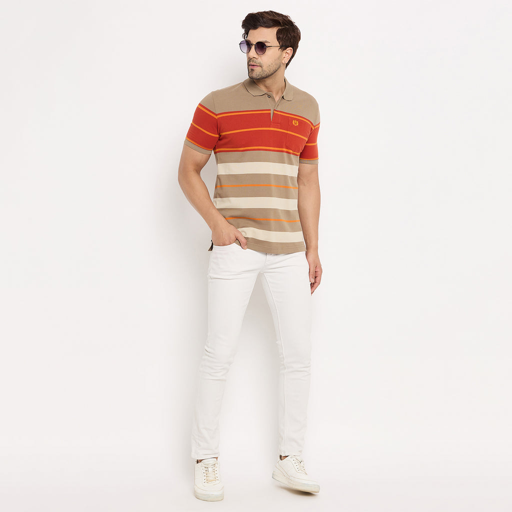 Duke Urban Men Half Sleeve Cotton T-shirt (LF7199)