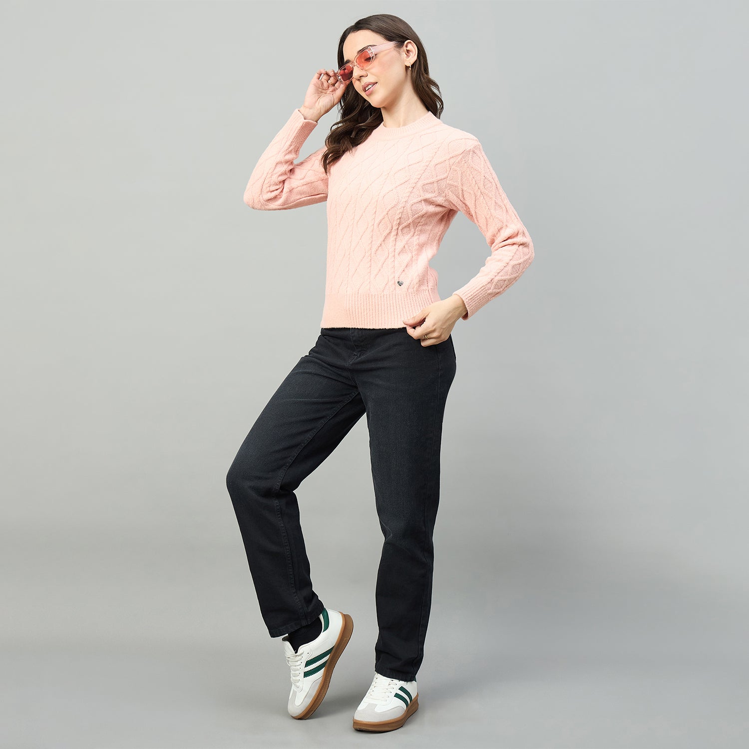 Duke Urban Women Round Neck Full Sleeve Sweater (SDS1396)