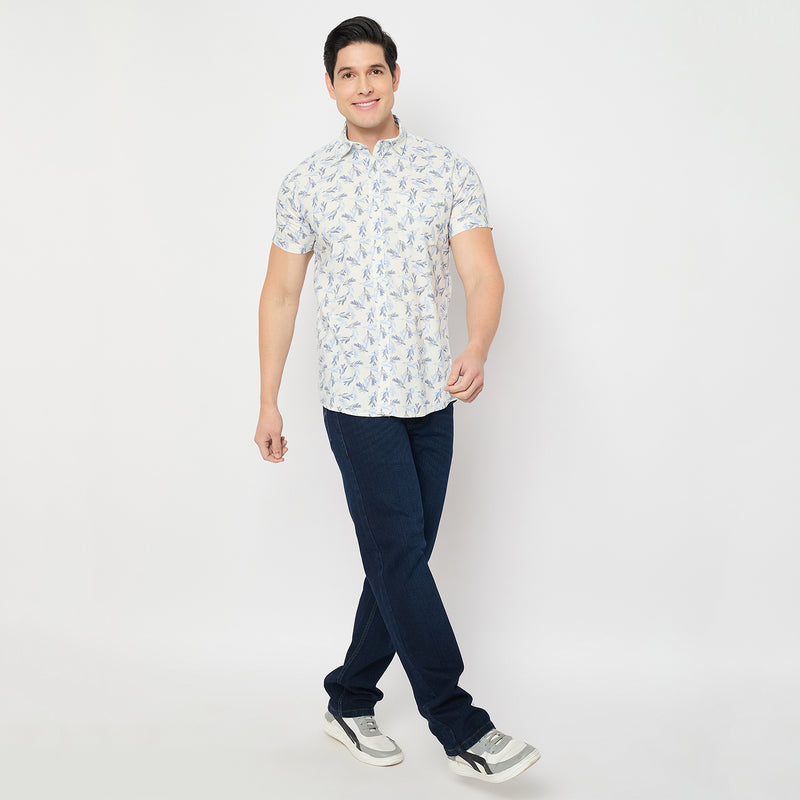 Duke Urban Men Half Sleeve Cotton Shirt (SDO4PRAH)