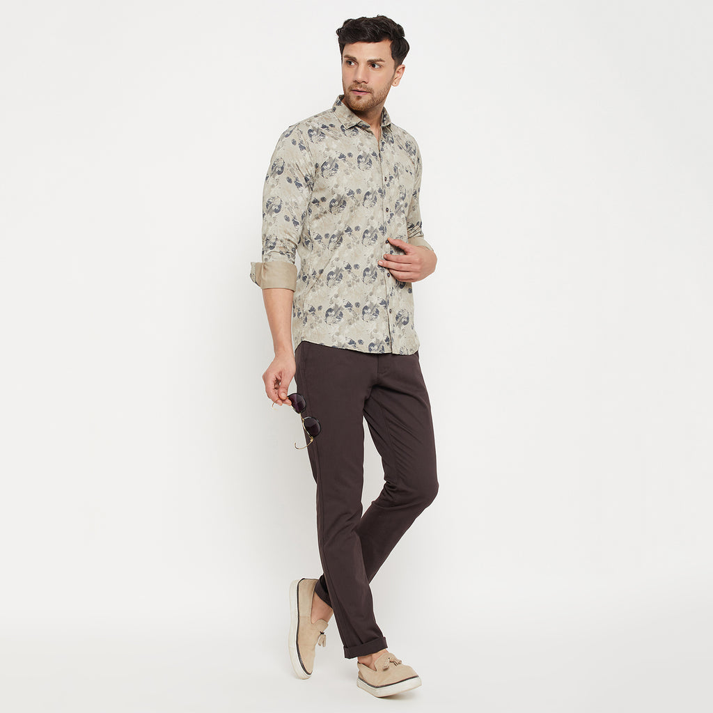 Duke Urban Men Full Sleeve Cotton Shirt (SDO8PRG)