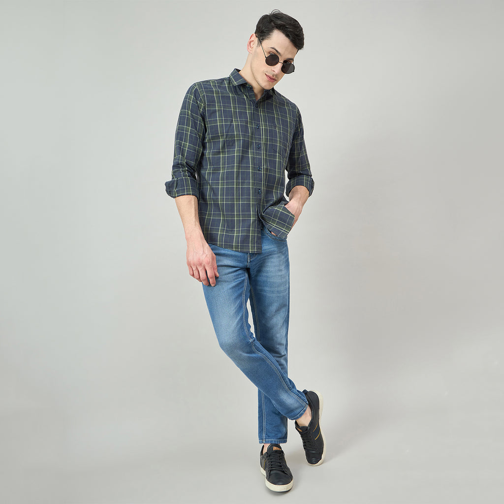 Duke Urban Men Full Sleeve Cotton Shirt (SDO8CKBA)