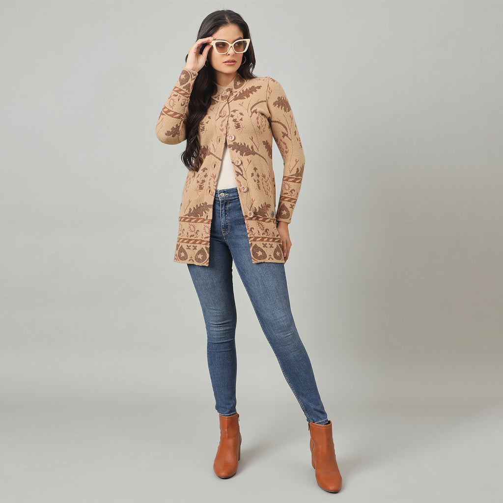 Duke Urban Women Long Coat Shortstyle Sweater (SDS1305)
