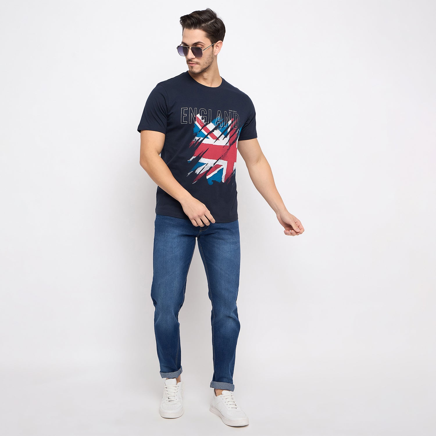 Duke Urban Men Half Sleeve Cotton T-Shirt (MLF7223)