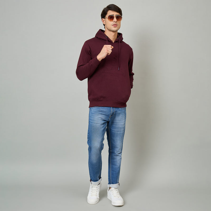 Duke Urban Men Hooded Regular Sweatshirt (LF6440)