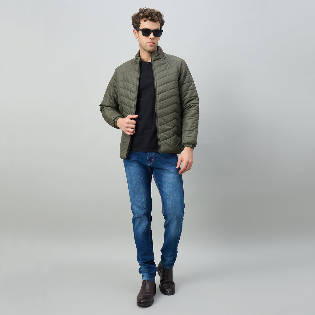 Duke Urban Men Full Sleeve Regular Puffer Jacket (OSDZ9494)