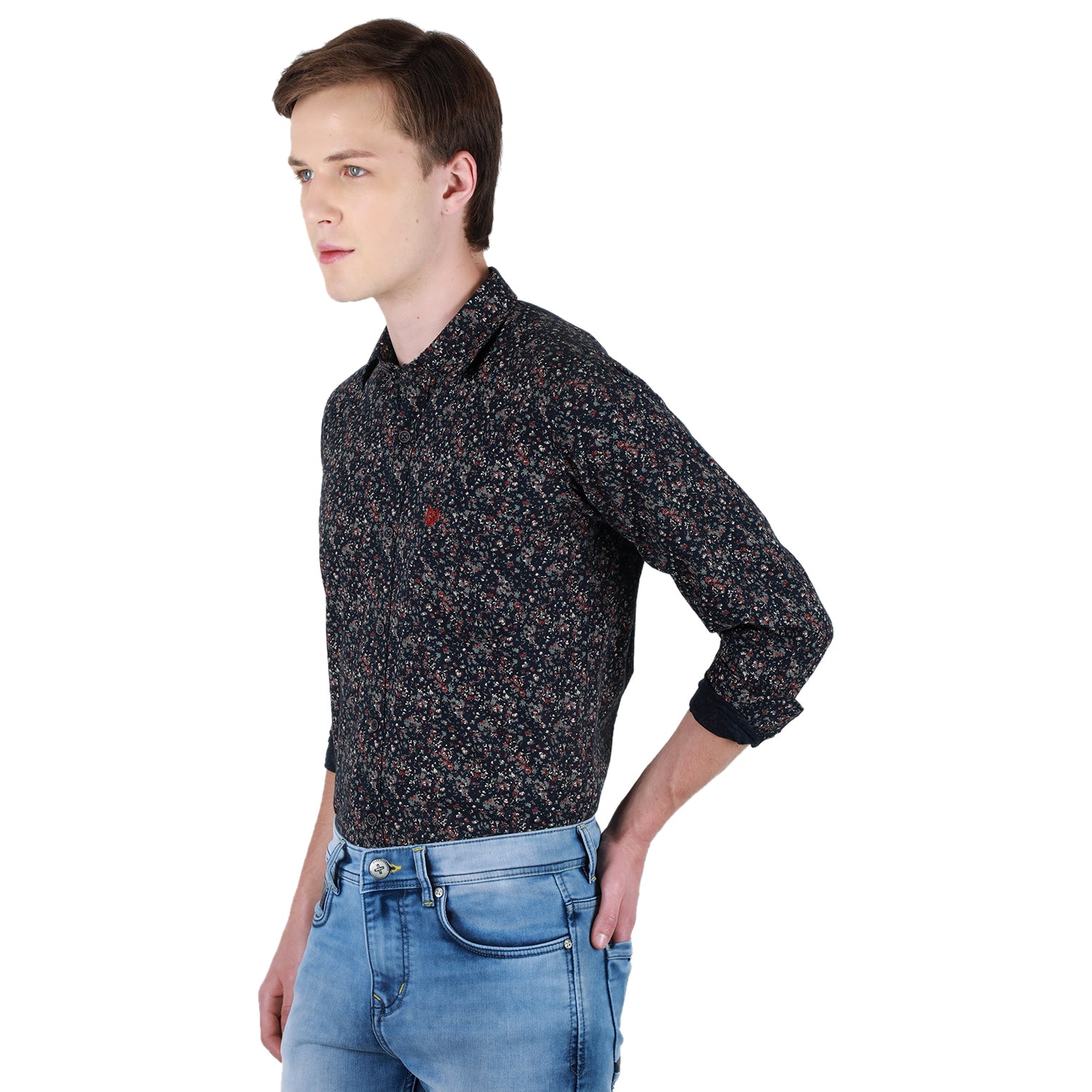 Duke Urban Men Full Sleeve Cotton Shirt (SDO6PRTI)