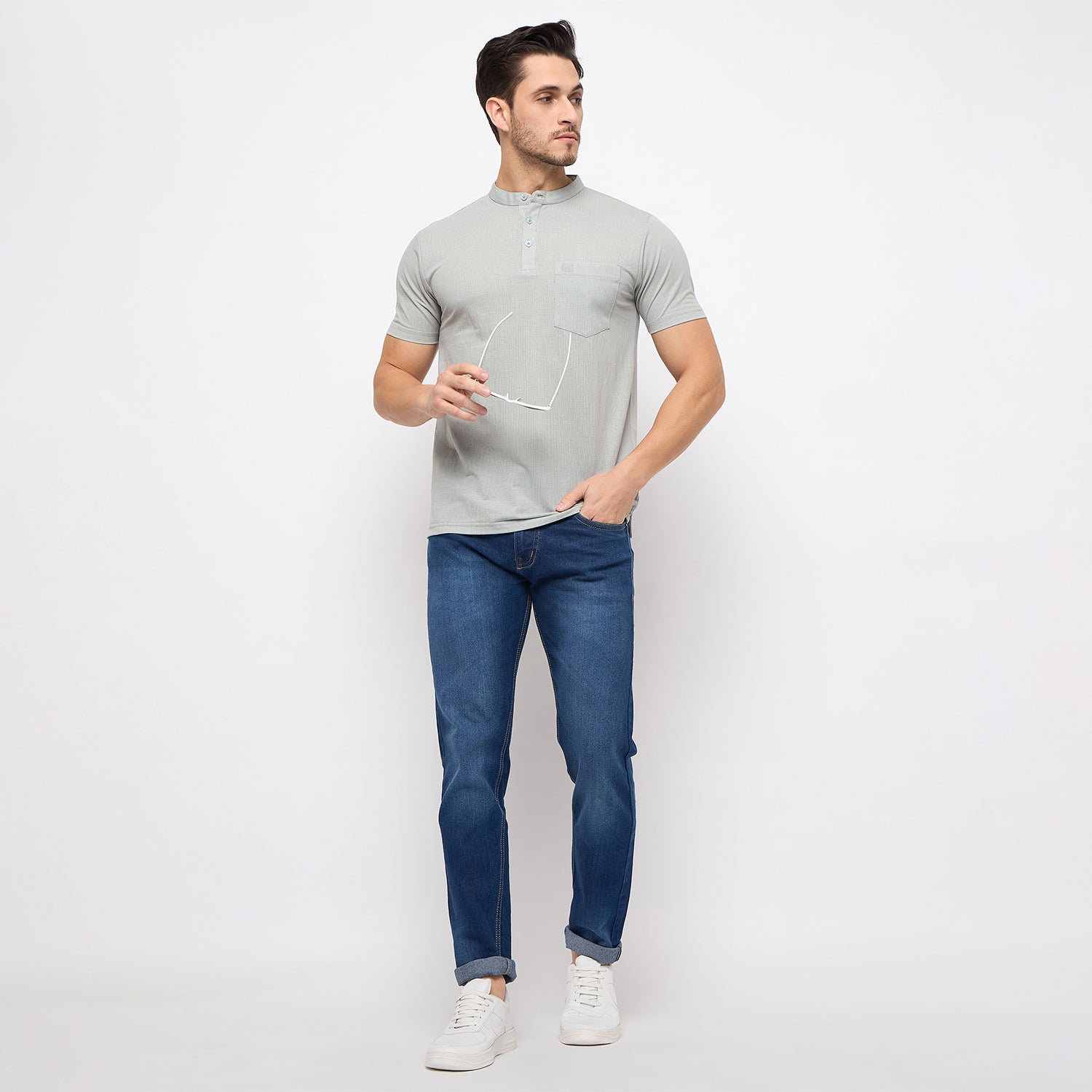Duke Urban Men Half Sleeve Cotton T-shirt (LF7446)
