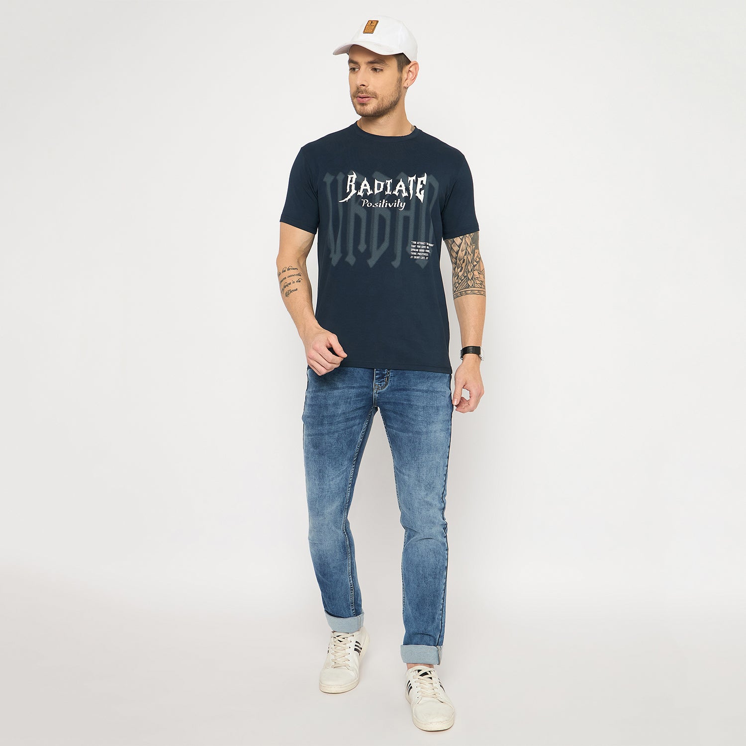Duke Urban Men Half Sleeve Cotton Tshirt (LF7433)