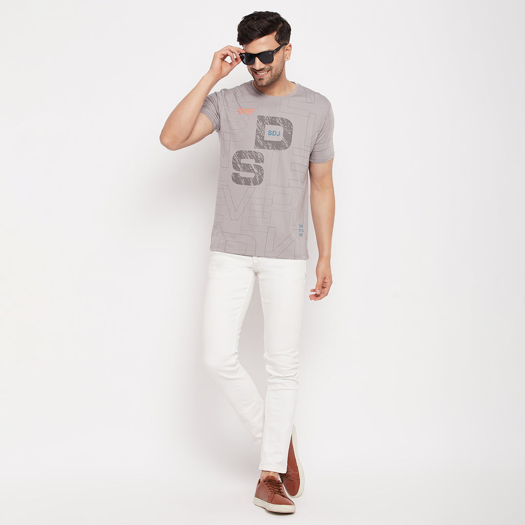 Duke Stardust Men Round Neck Half Sleeve Cotton T-shirt (LF5756)