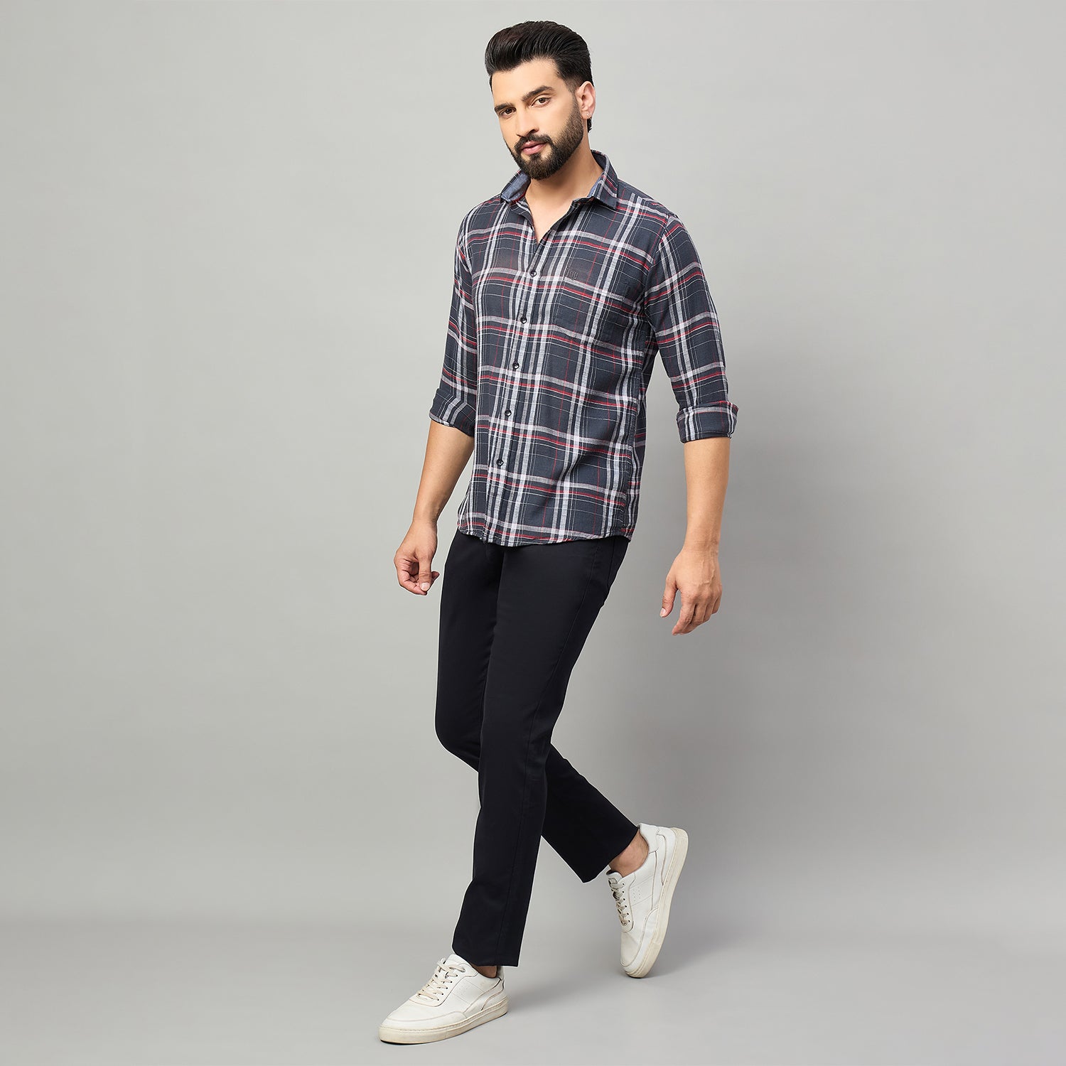 Duke Urban Men Full Sleeve Cotton Shirt (SDO8CKAT)