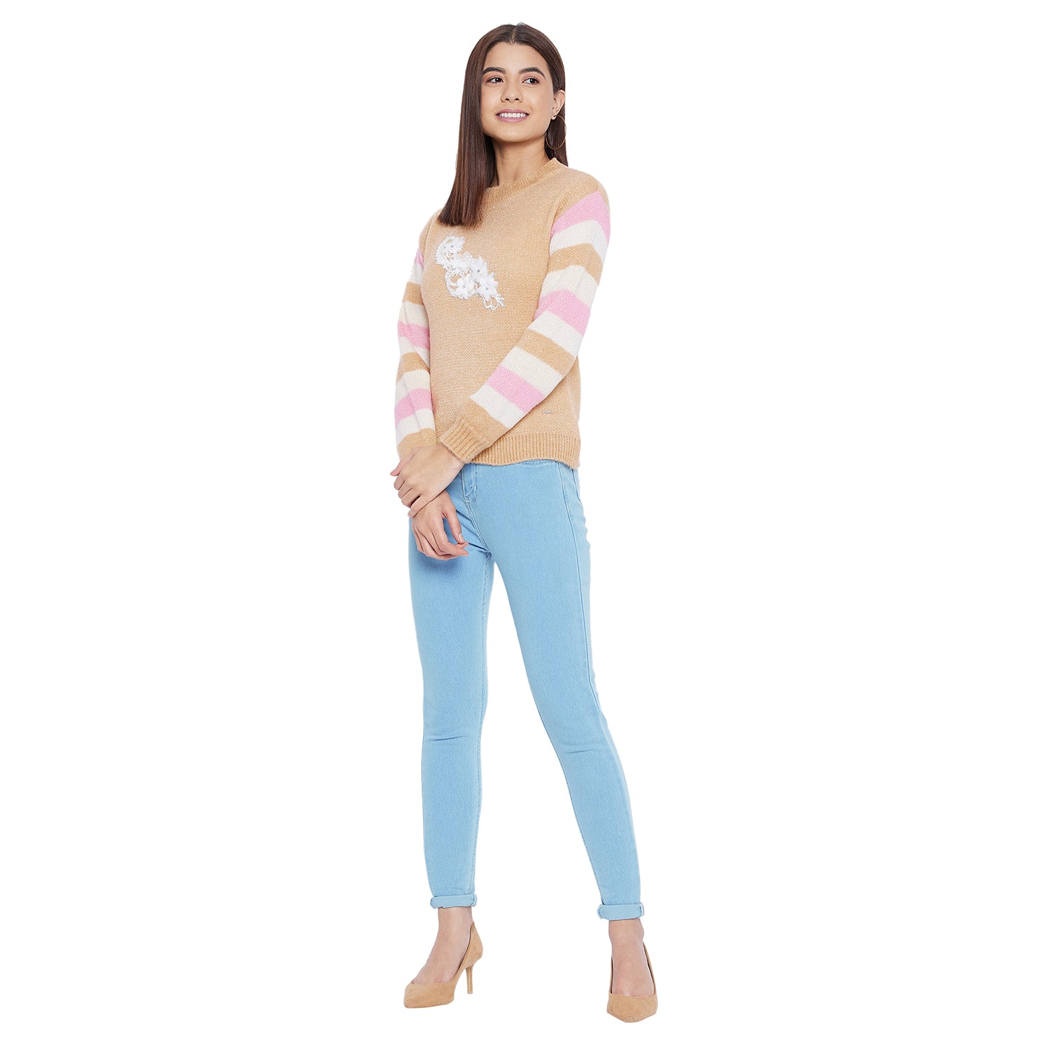Duke Urban Women Full Sleeve Round Neck Pullover (SDS929)