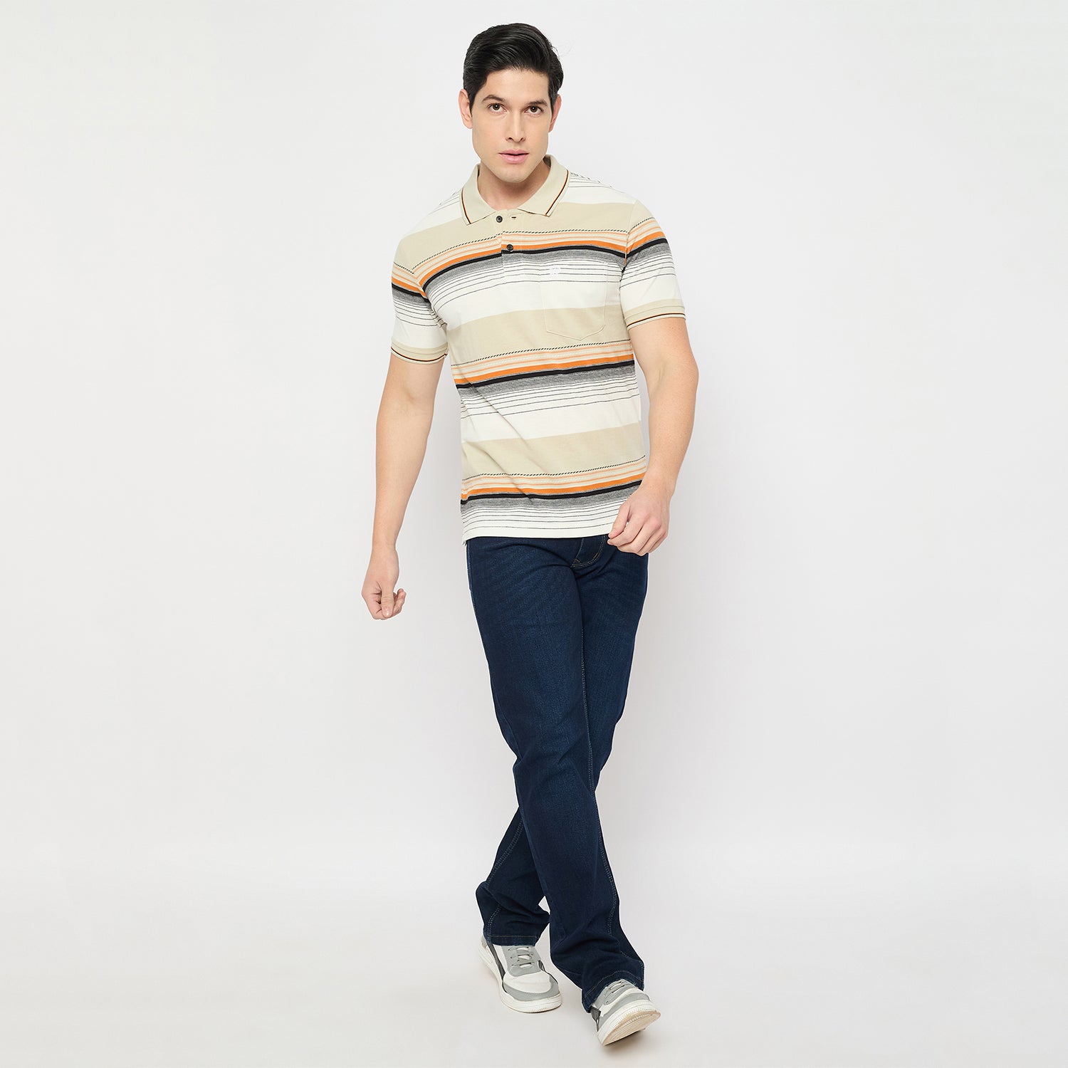 Duke Urban Men Half Sleeve Cotton Polo Tshirt (LF7384)