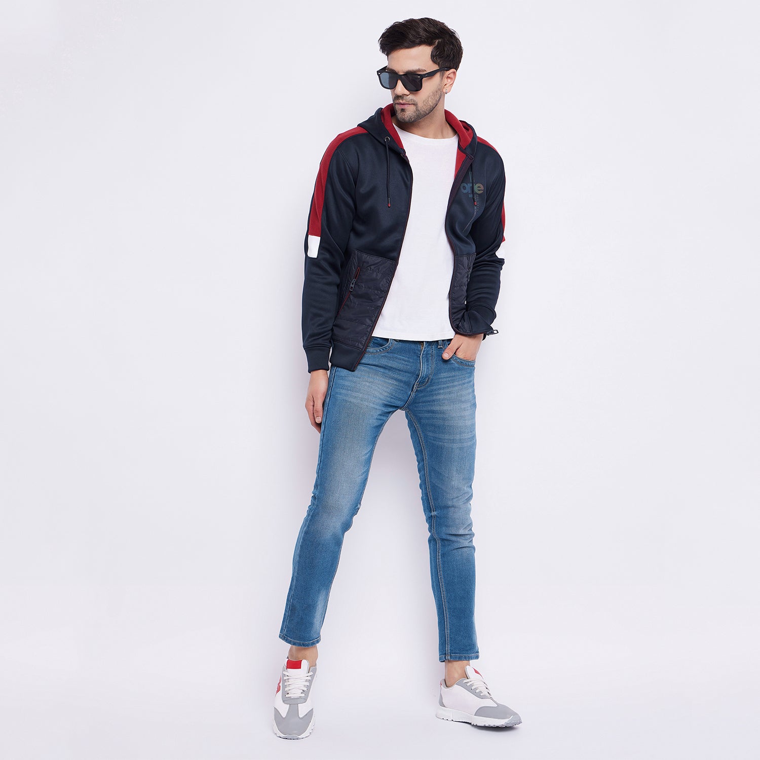 Duke Urban Men Zipper Hooded Sweatshirt (LF6322)