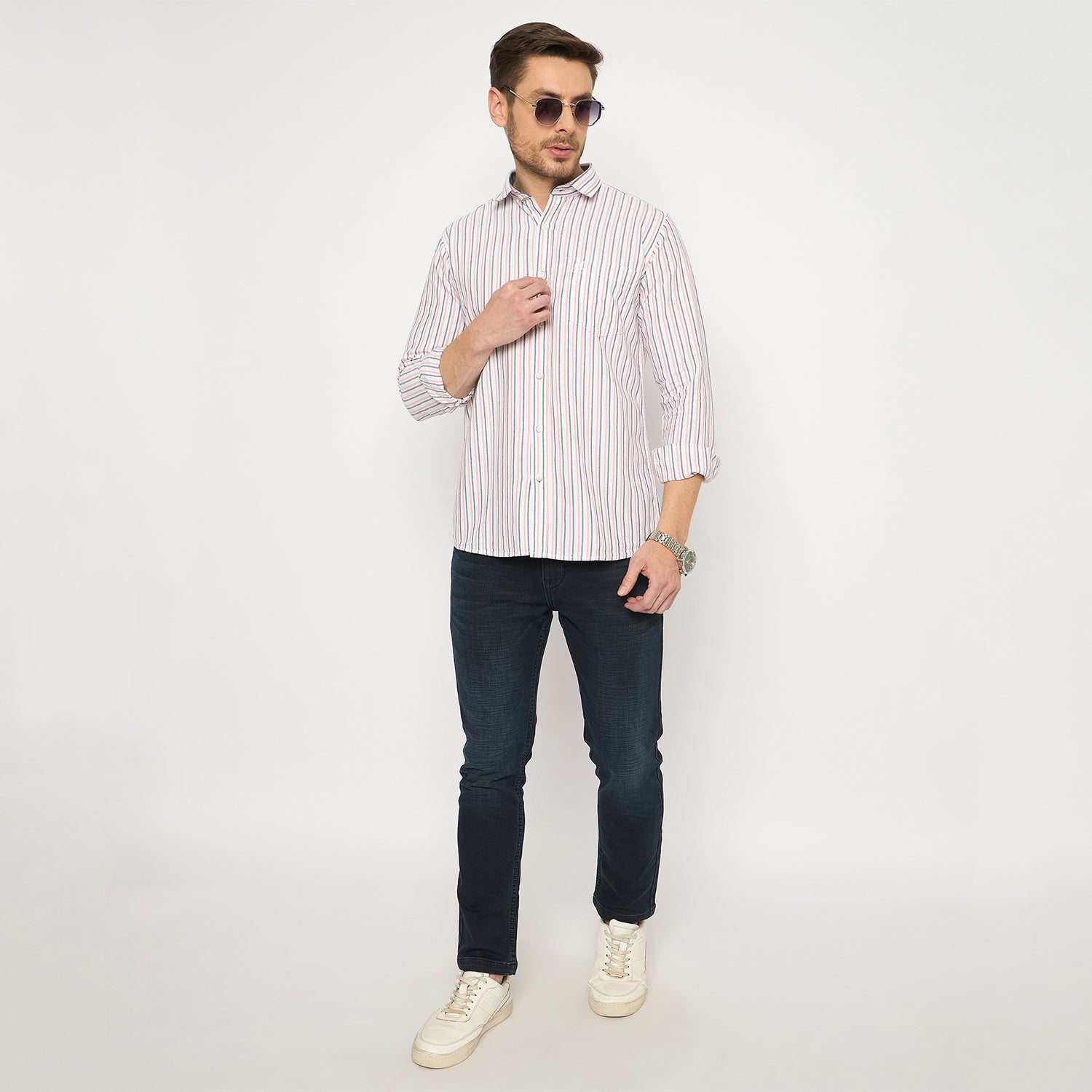 Duke Urban Men Full Sleeve Cotton Shirt (SDO8STOI)