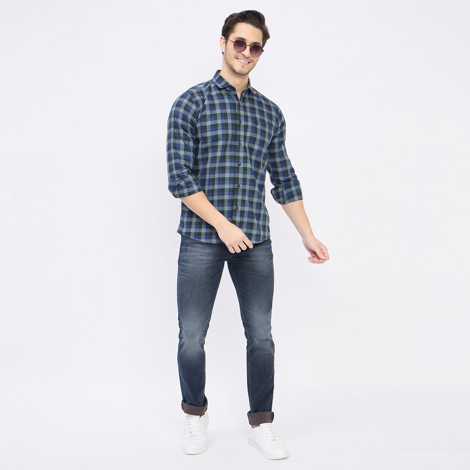 Duke Urban Men Full Sleeve Cotton Shirt (SDO8CKAM)