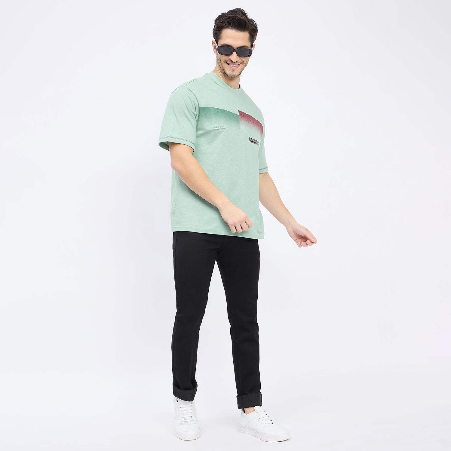 Duke Urban Men Half Sleeve Cotton T-shirt (LF7235)