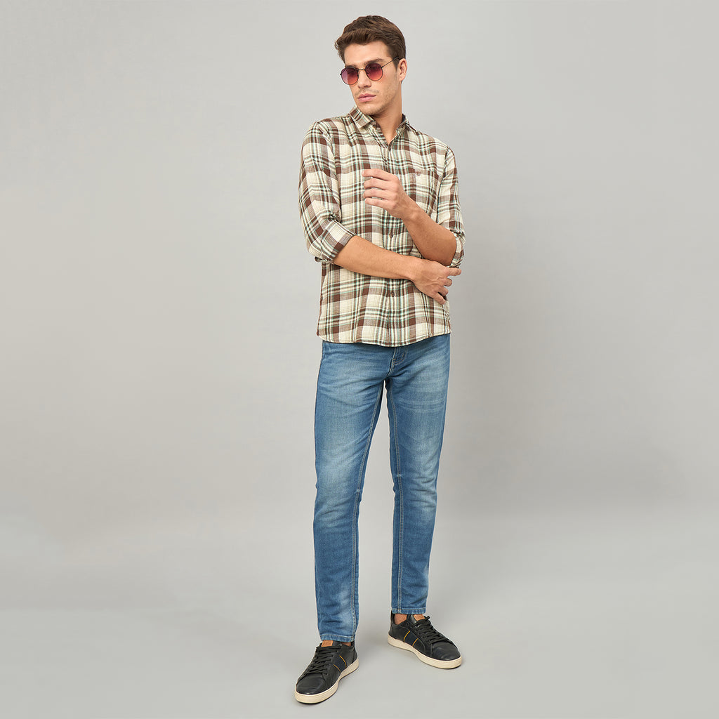 Duke Urban Men Full Sleeve Cotton Shirt (SDO8CKAV)