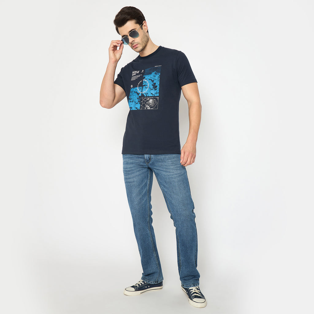 Duke Urban Men Half Sleeve Cotton Tshirt (LF7494)