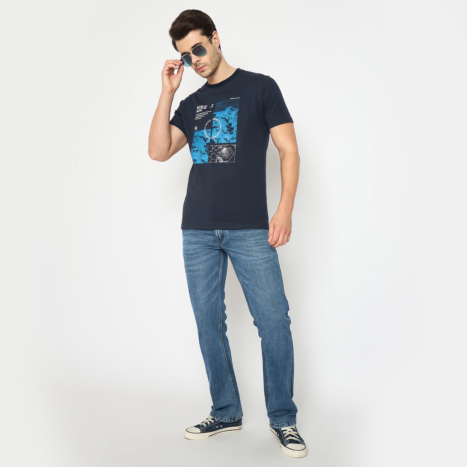 Duke Urban Men Half Sleeve Cotton Tshirt (LF7494)
