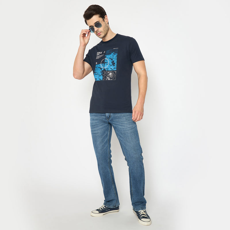 Duke Urban Men Half Sleeve Cotton Tshirt (LF7494)