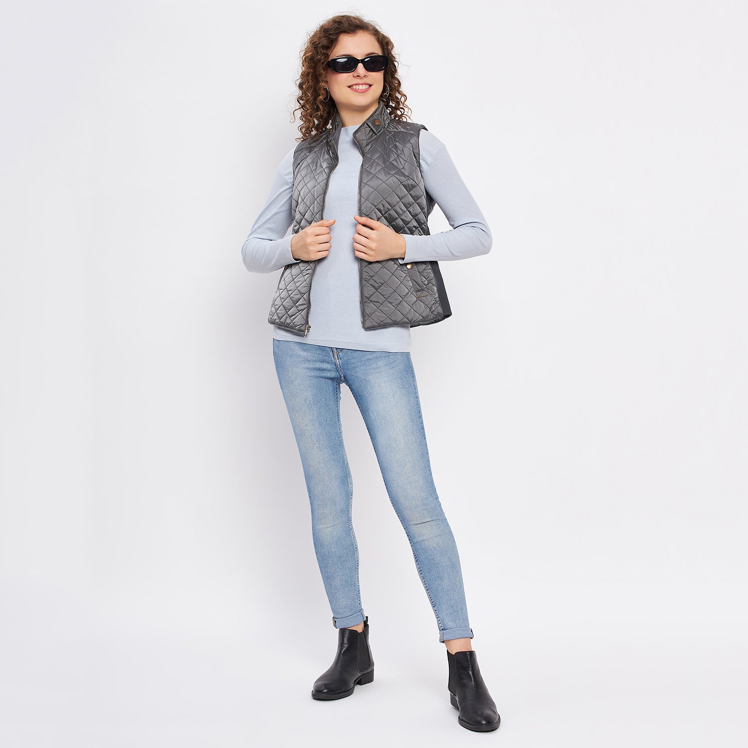 Duke Urban Women Sleeveless Jacket (SDZ6736)