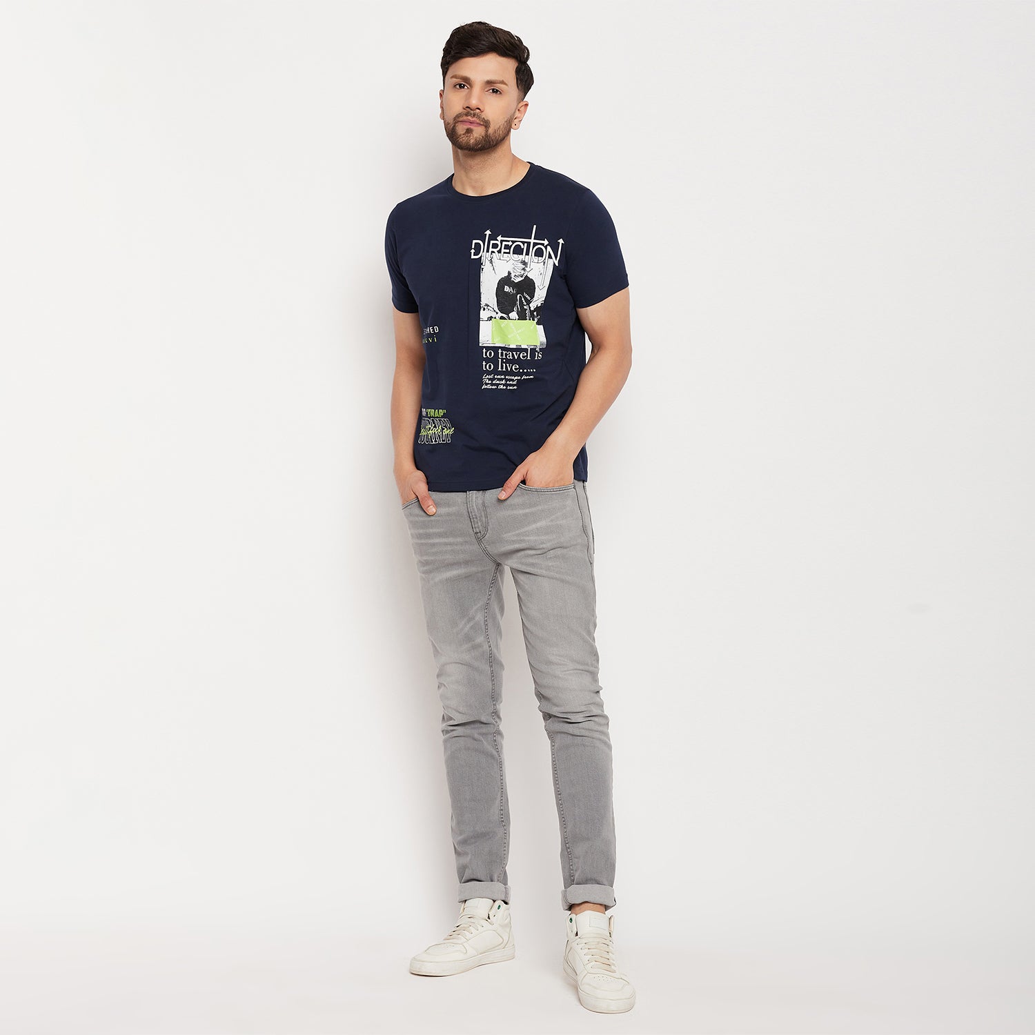 Duke Stardust Men Round Neck Half Sleeve Cotton T-shirt (1023)