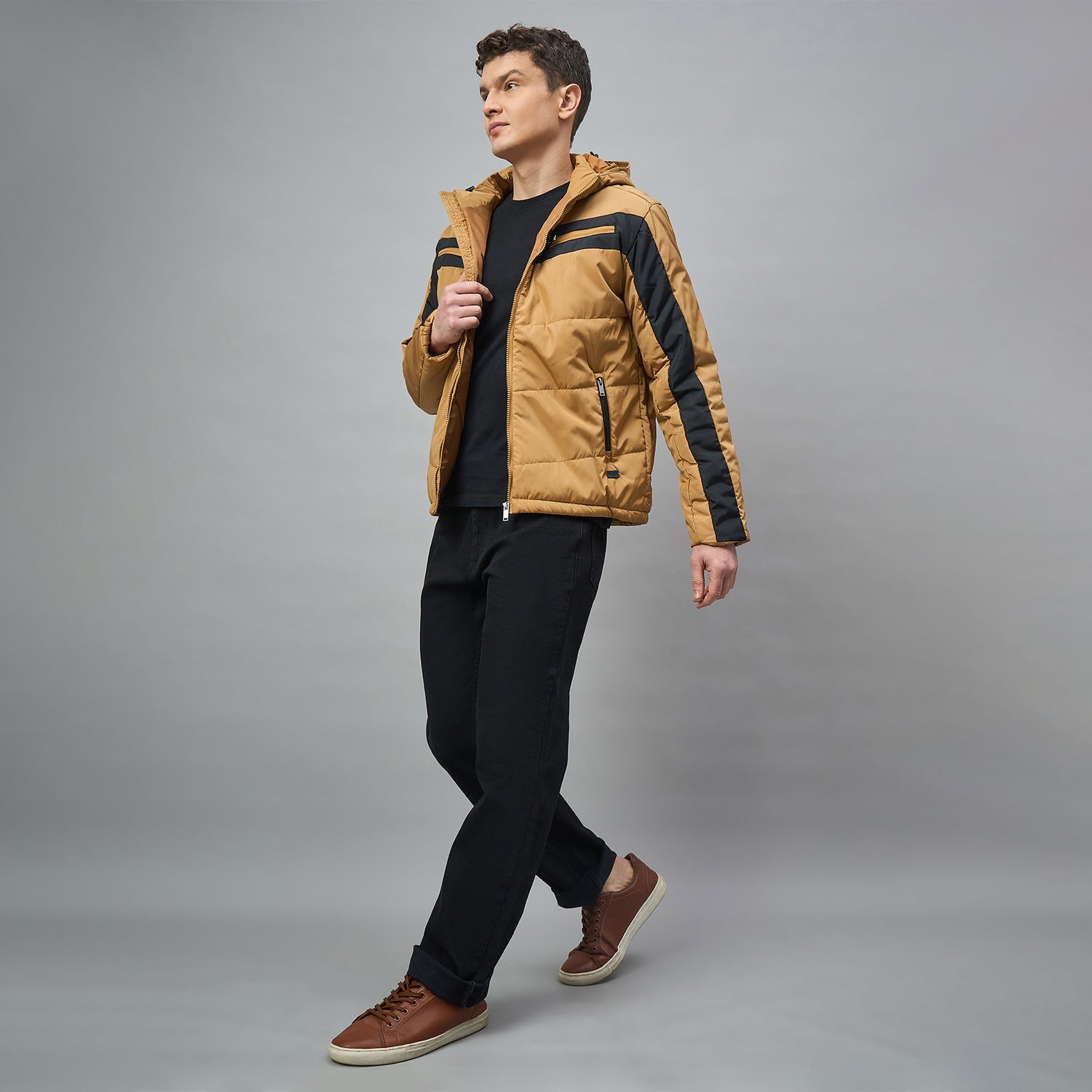 Duke Urban Men Full Sleeve Hooded Regular Jacket (SDZ4072N)