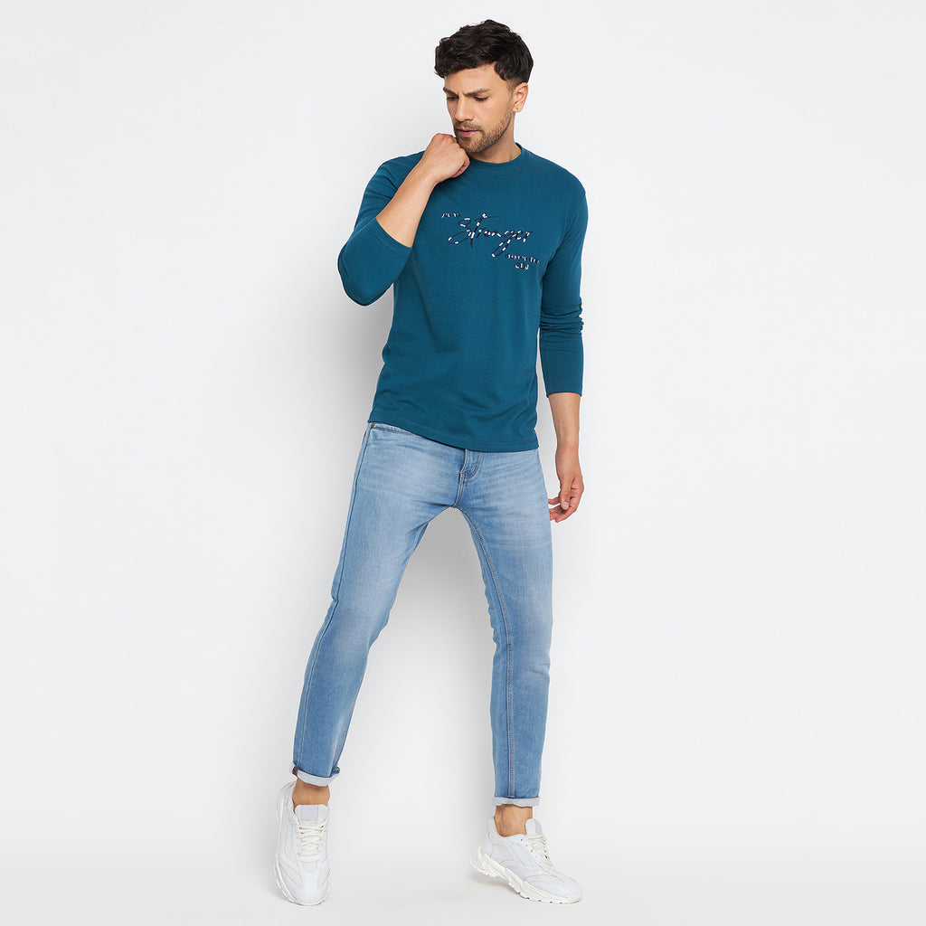 Duke Stardust Men Full Sleeve Cotton T-shirt (LF3955)