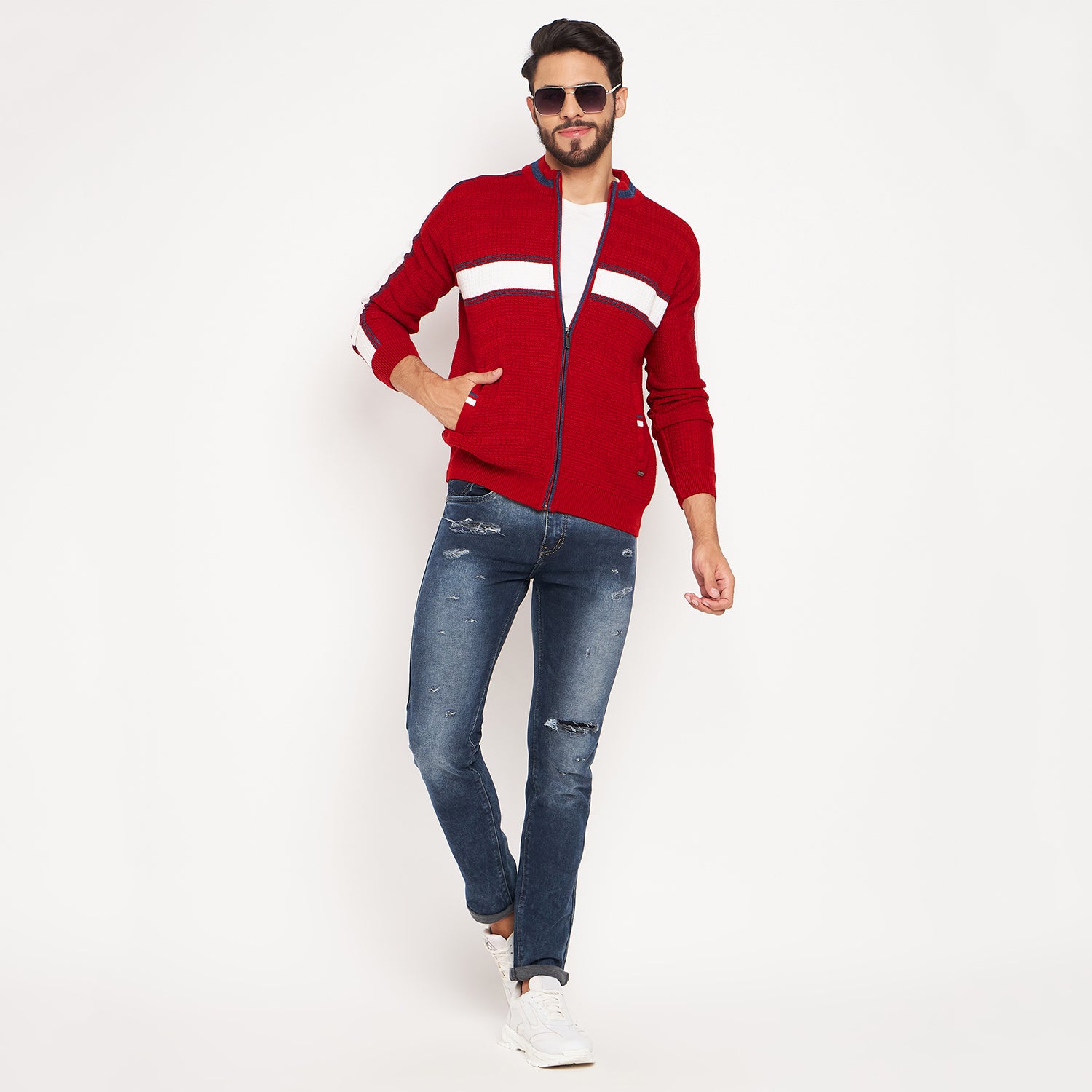 Duke Urban Men Full Sleeve Round Neck Pullover (SDS2085)