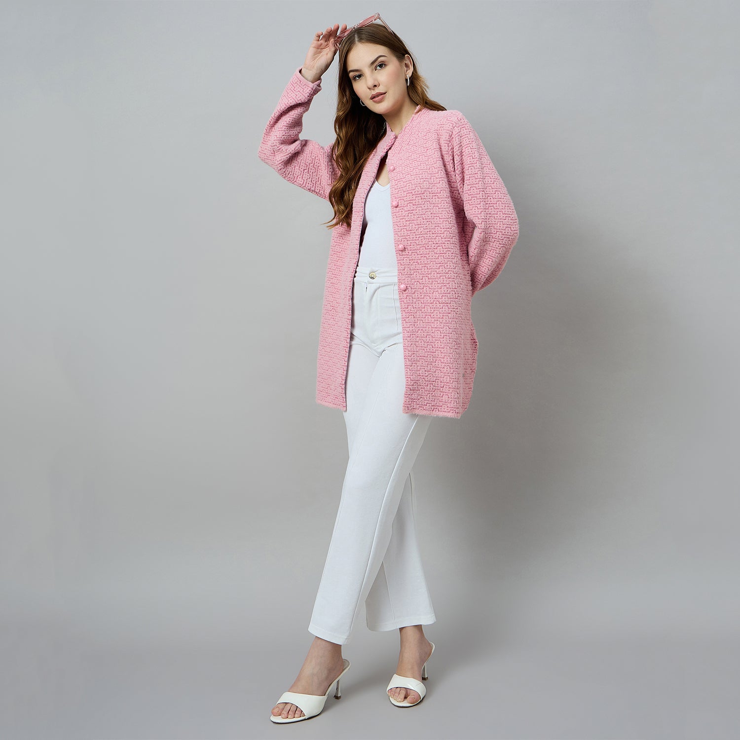 Duke Urban Women Long Coat Shortstyle Cardigan (ONSDS108)