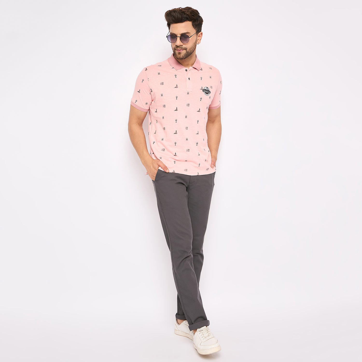 Duke Urban Men Half Sleeve Cotton T-shirt (LF5837)