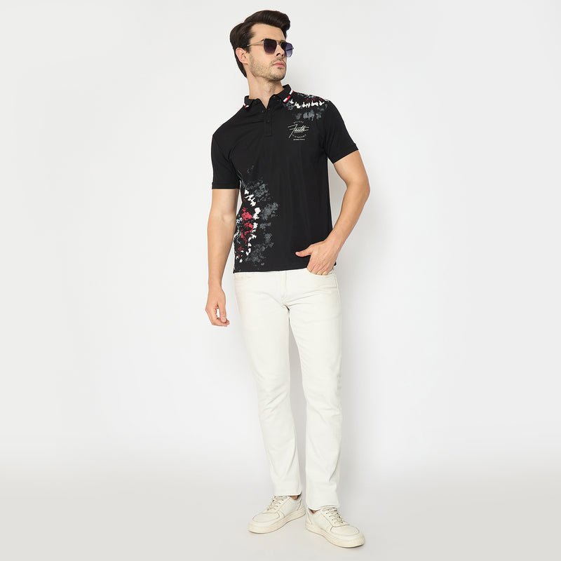 Duke Urban Men Half Sleeve Cotton Tshirt (LF7453)