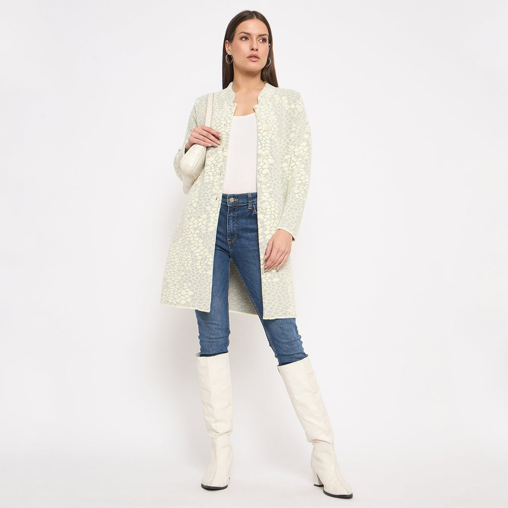 Duke Urban Women Full Sleeve Long Coat (SDS1260)