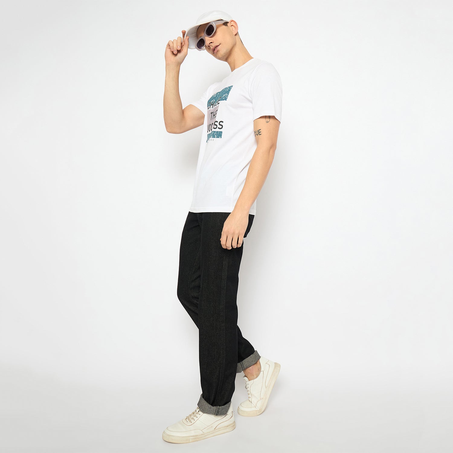 Duke Urban Men Half Sleeve Cotton Tshirt (LF7163)