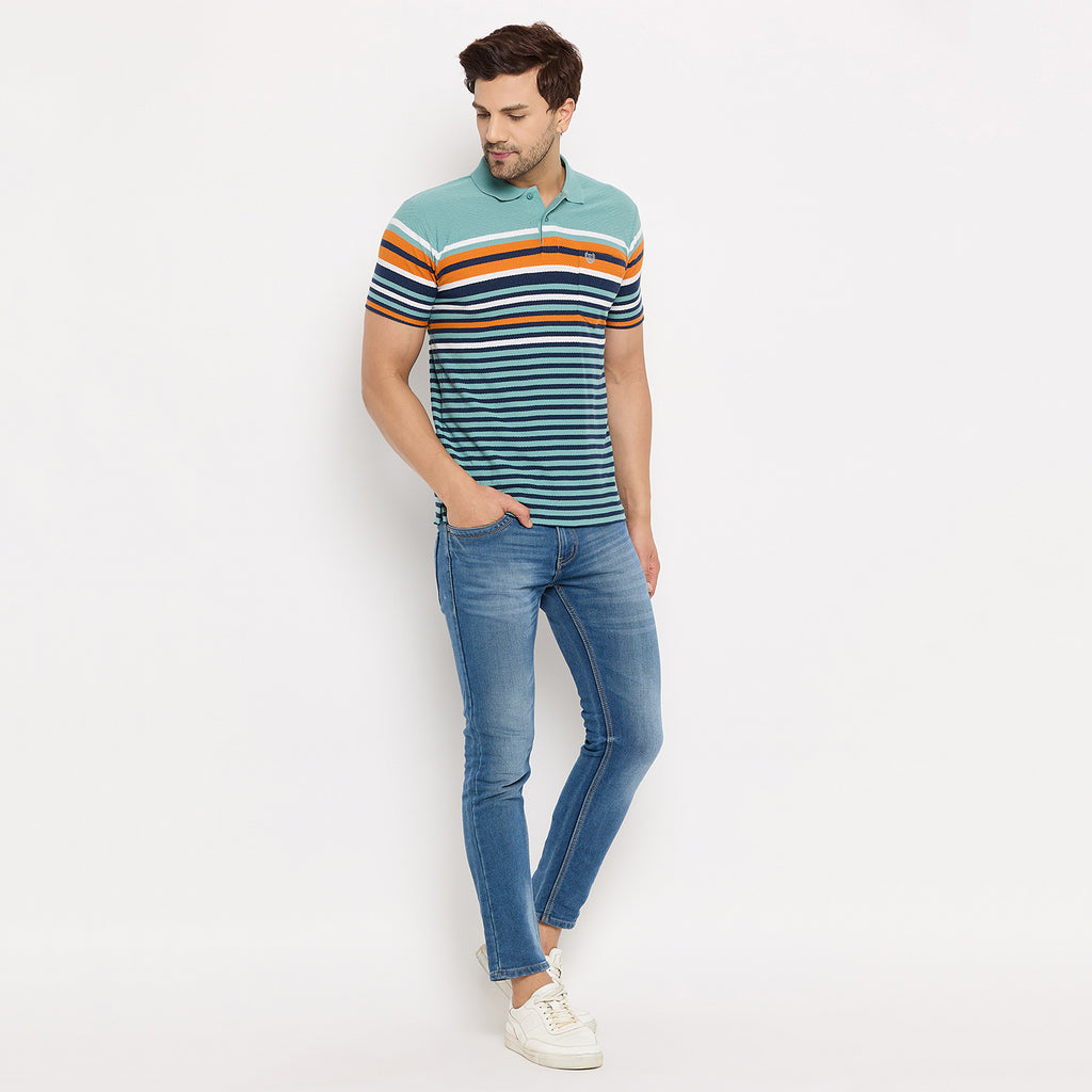 Duke Stardust Men Half Sleeve Cotton T-shirt (LF7216)