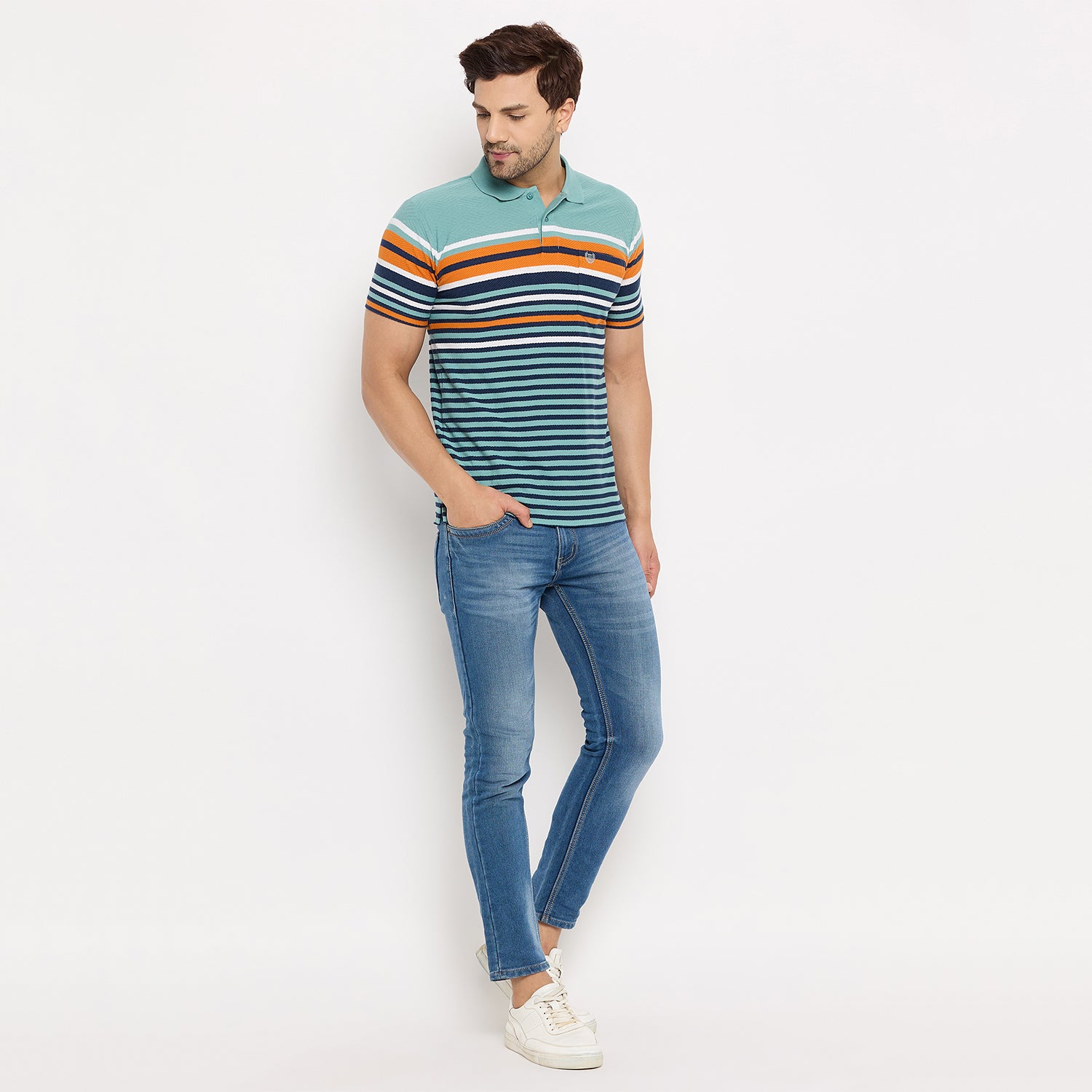 Duke Stardust Men Half Sleeve Cotton T-shirt (LF7216)