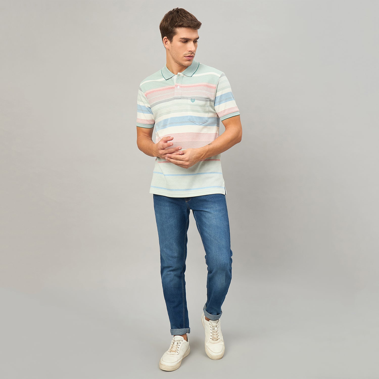 Duke Urban Men Half Sleeve Cotton Tshirt (LF7653)