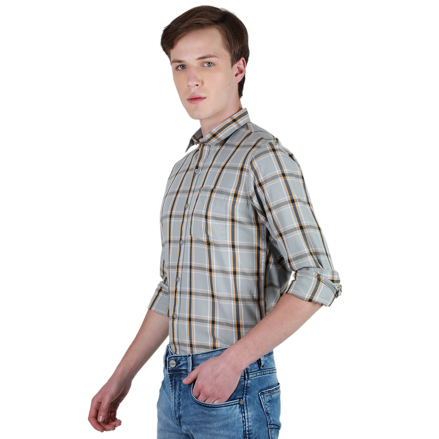 Duke Stardust Men Full Sleeve Cotton Shirt (SD7CKTNQ)